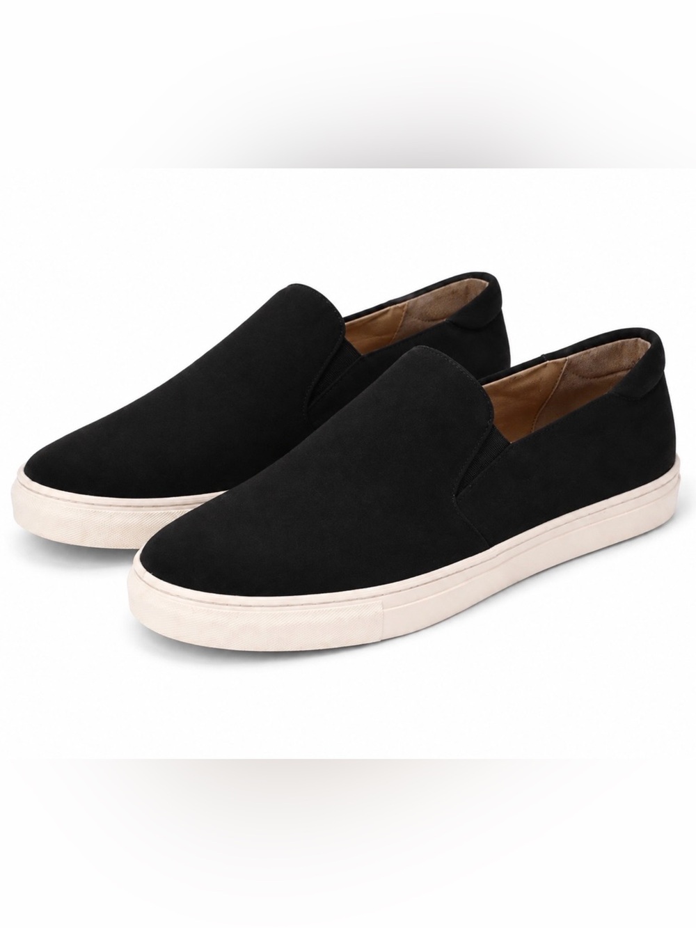 Caslon Men’s Black Stretch Slip-On Sneakers Size 10